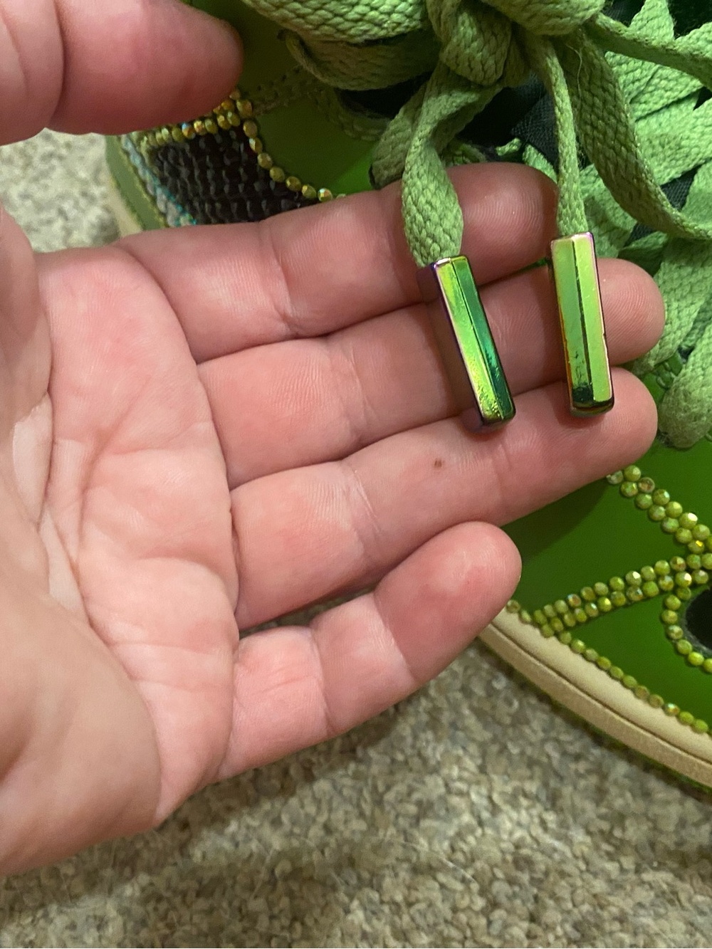 Jordan-1 2022 Altitude’s with metal lace tips. - Picture 8 of 13